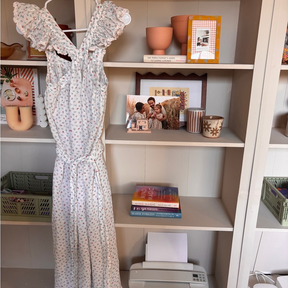 Doen Light Blue Floral Midi Dress - Picture 5 of 6